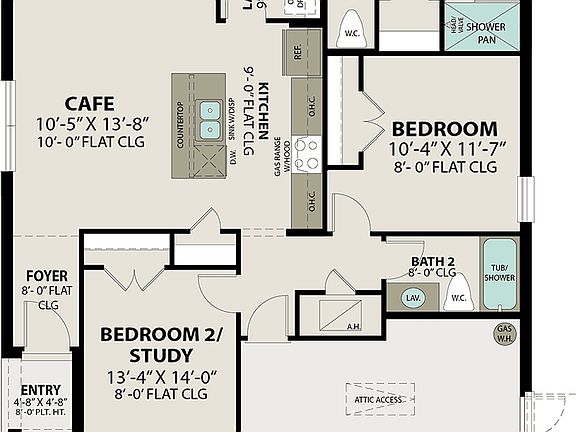 The Costa A Main Floor Plan