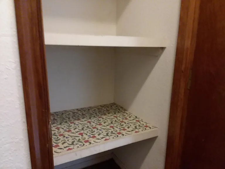 Linen Closet in Hallway