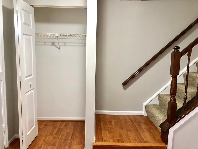 Coat room near the entrance