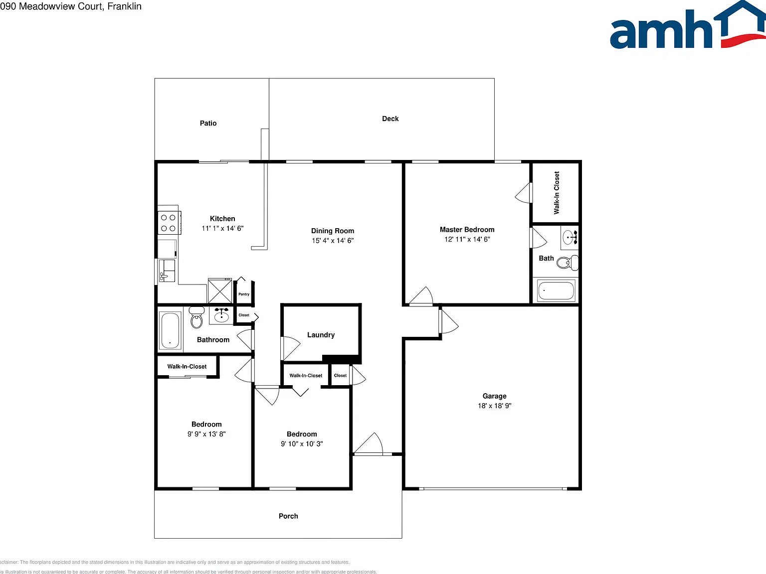 3 bed, 2.0 bath, 1271 sqft, $1,740 — Photo 2