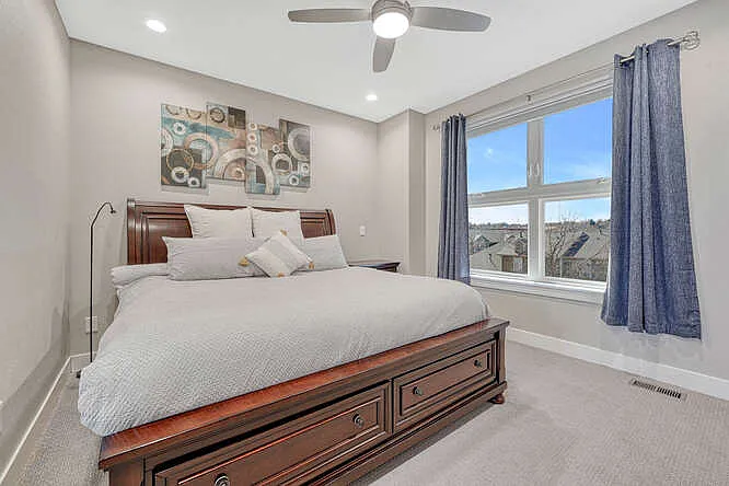 Master bedroom suite, top floor