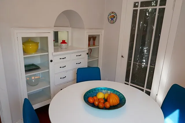 furnished dining room