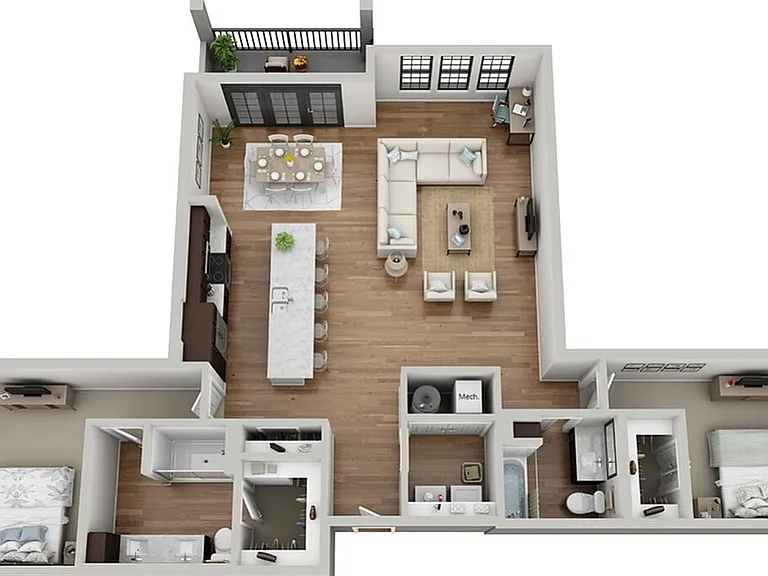 Floor Plan 2I | Arrabelle Apartments | Apartments in Cedarburg, WI Floor Plan 2I | Arrabelle Apartments | Apartments in Cedarburg, WI