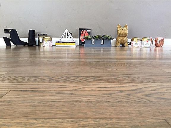Newly refinished floors