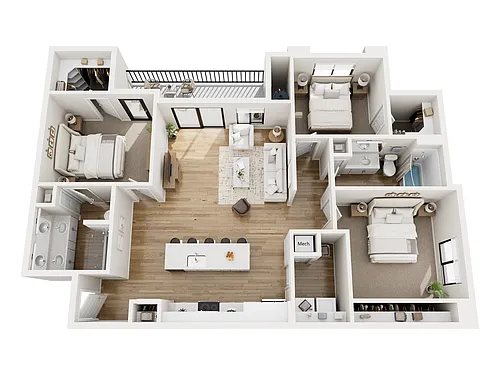 Floor plan Steel