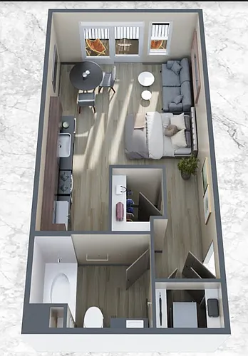 Floor plan Studio S1