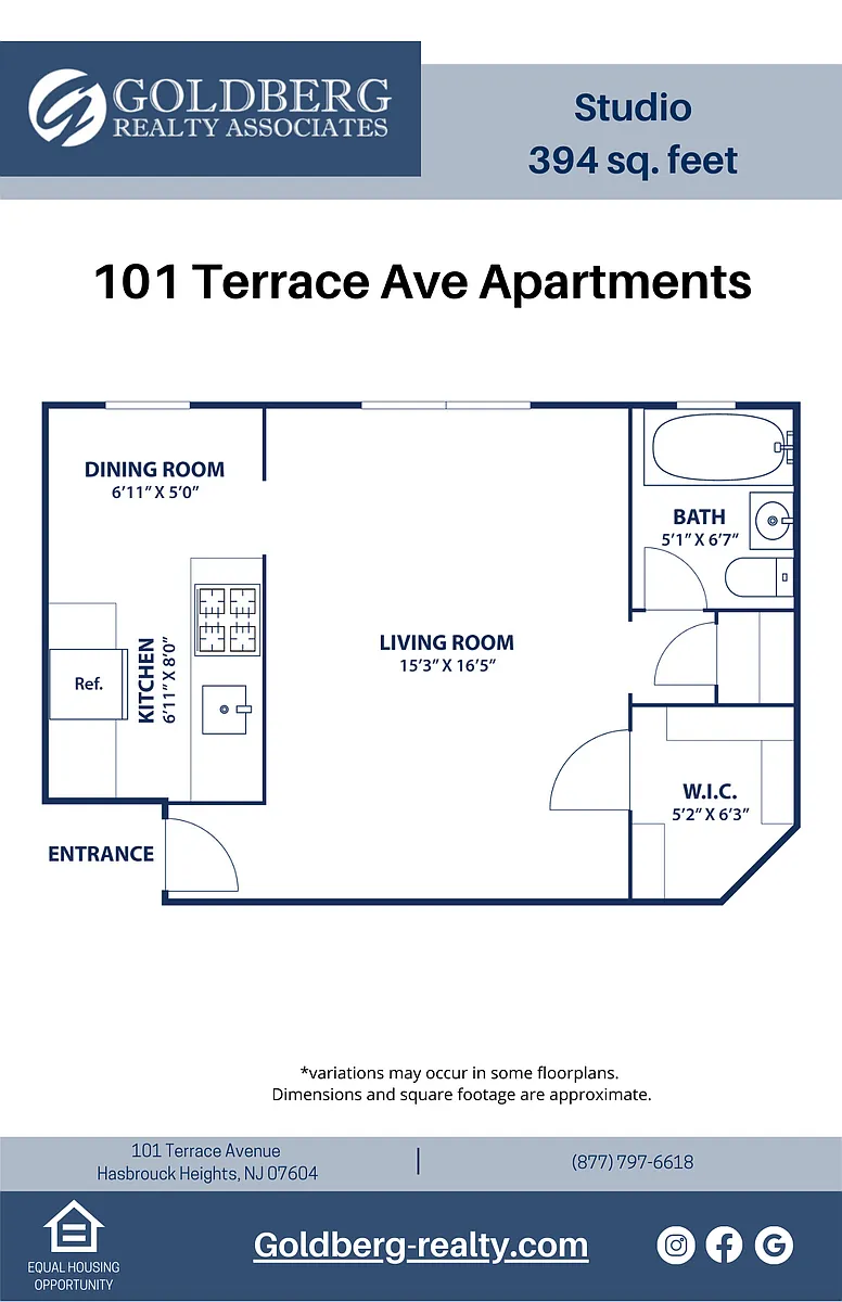 Floor plan Studio