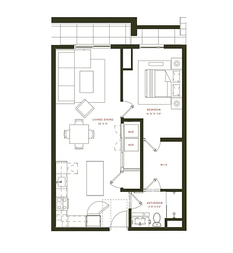 Floor plan A7 Terrace
