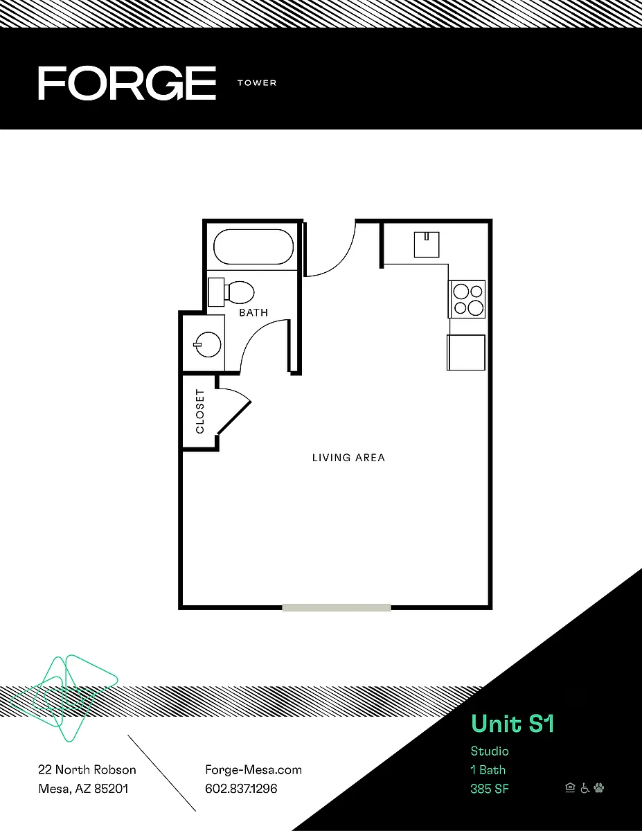 Floor plan Studio