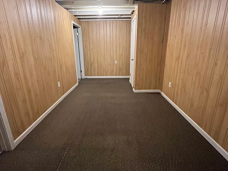 Basement storage space