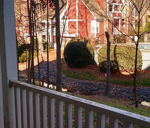 view from outdoor patio