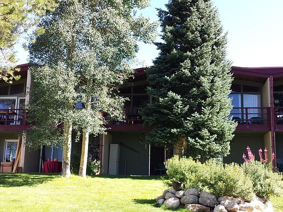 Deck and Patio front row to Lake Dillon