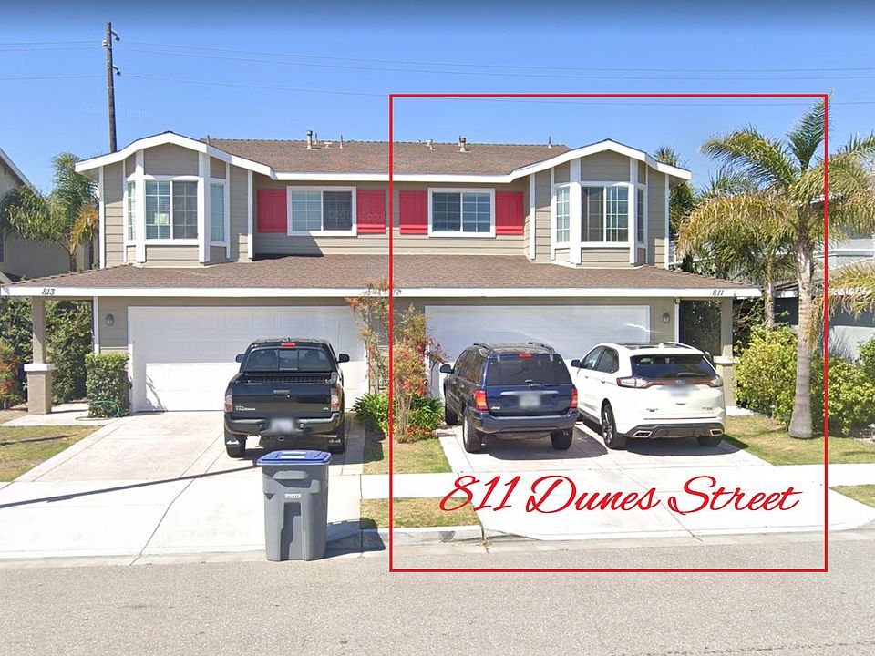 Duplex style home with one shared wall.