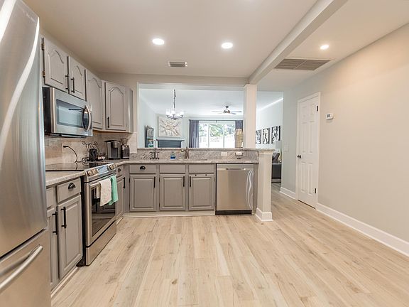 Kitchen open to family room