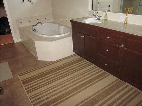 Elegant master bath.