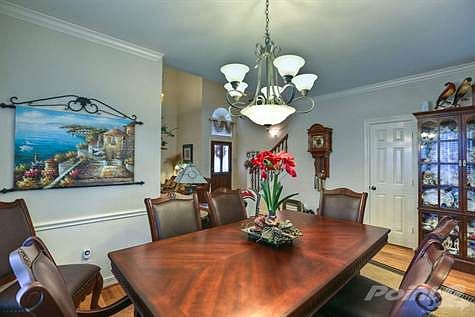 Dining room open to kitchen.