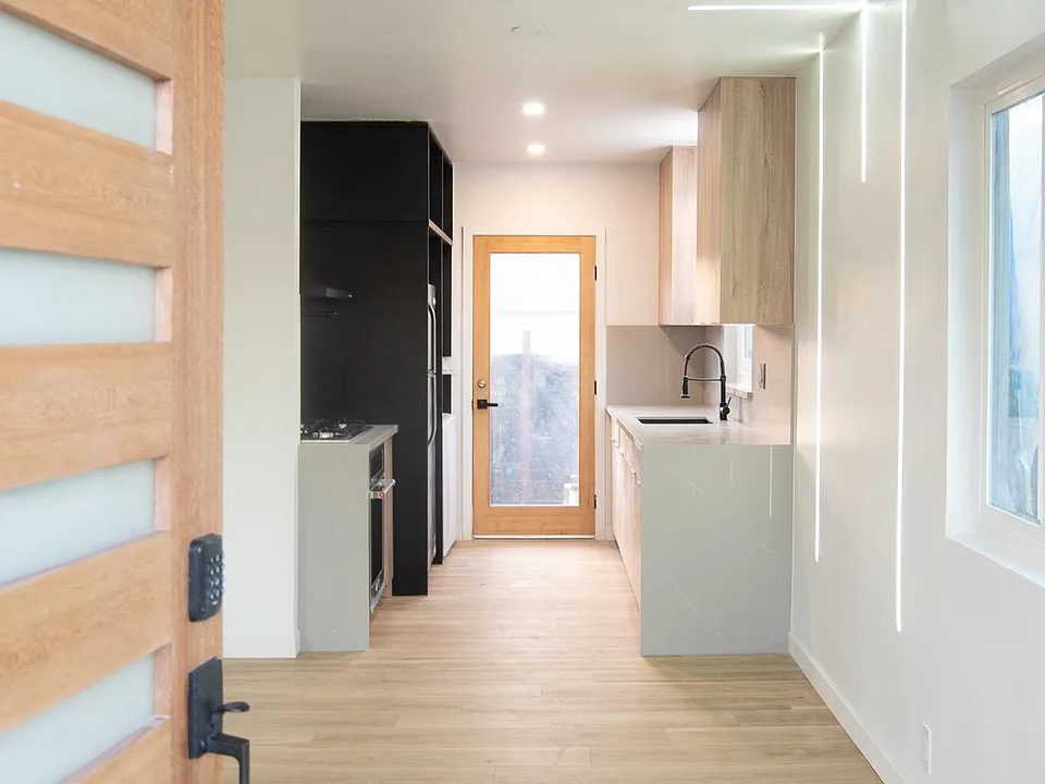 Beautiful entry. The difference in renting from our luxury rentals.