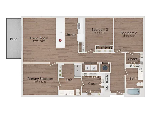 Floor plan 3A