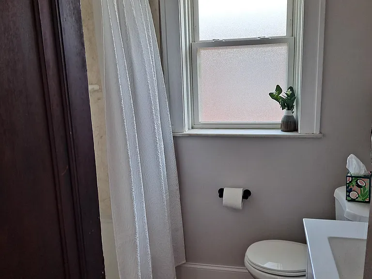 Updated bathroom.