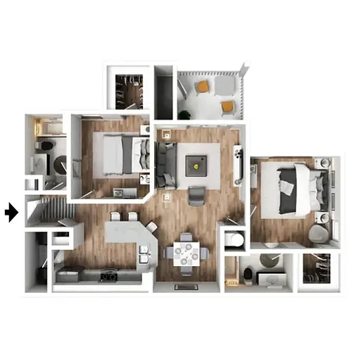 Floor plan The Laurel