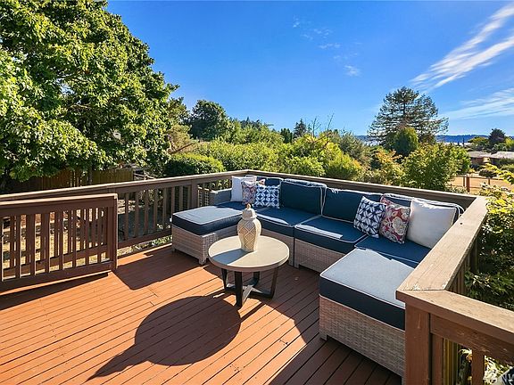 Enjoy the peaceful setting while you relax on the deck.