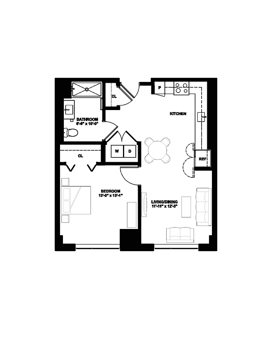 Floor plan 1C-HC