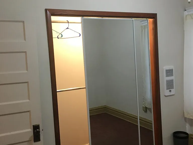 Closet back bedroom