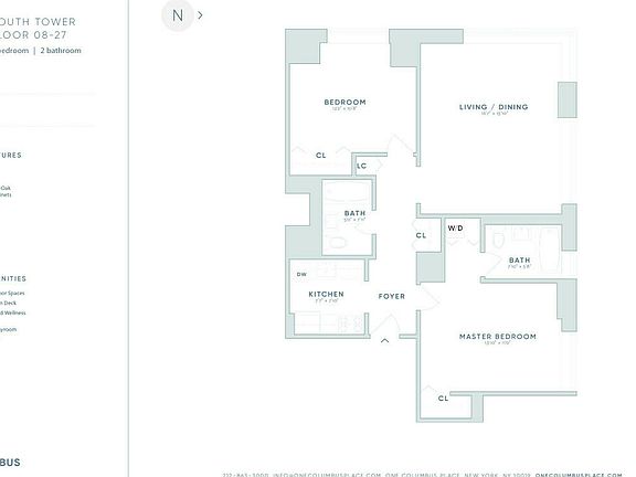 2nd image of 1 Columbus Pl APT S9f