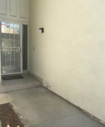 Entry Door with security screen door.