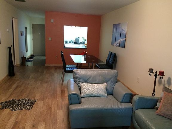 Easy to clean hardwood floors throughout entire apartment