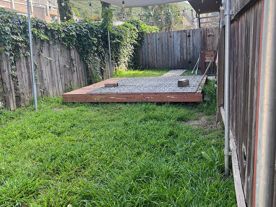 Backyard for summer grilling