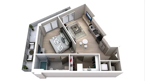 Floor plan Studio (661)