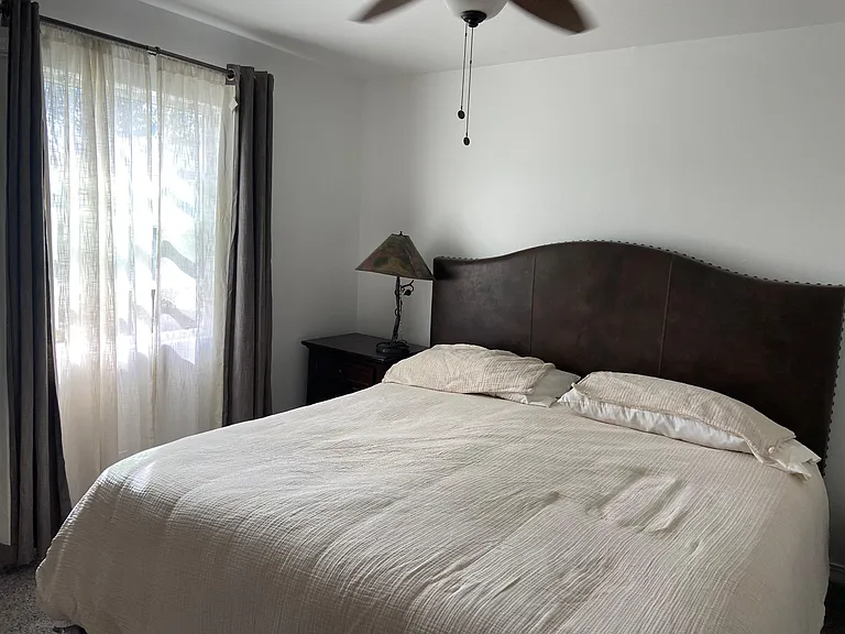Master bedroom faces east