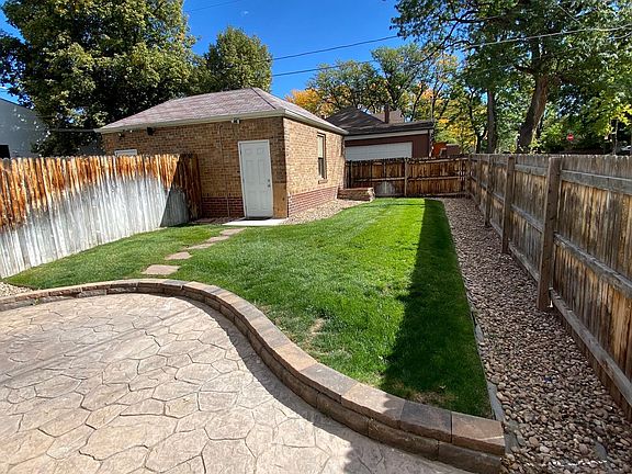Backyard and garage entry