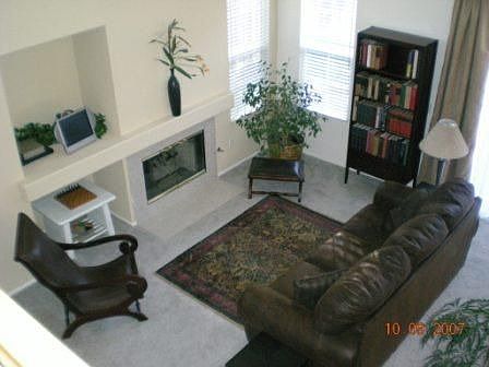 Living room cathedral ceilings