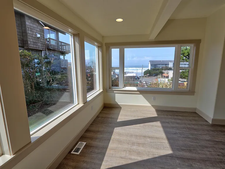 Entry into Living room with Ocean Views!