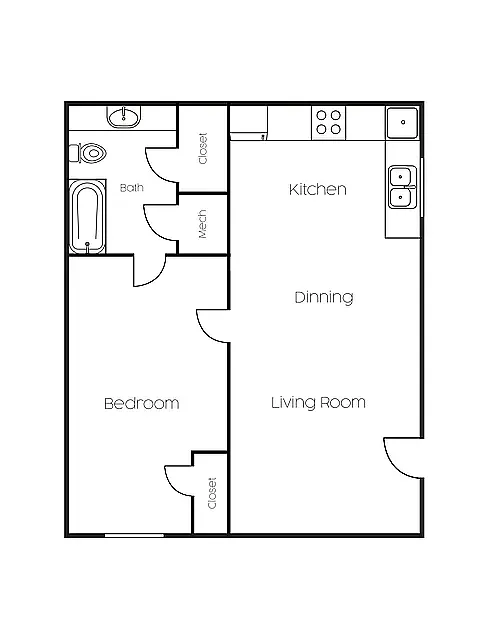 Floor plan D1