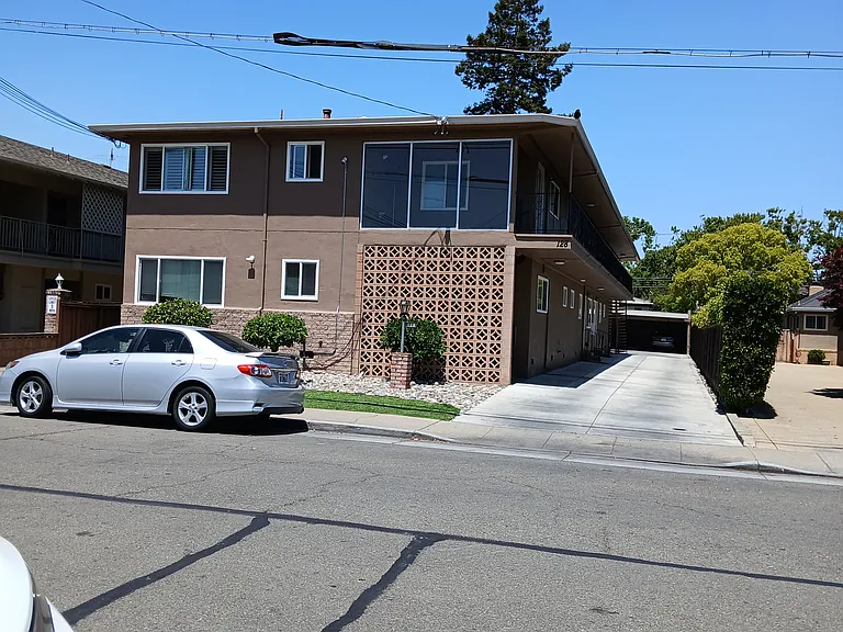 Front side of the apartment building.