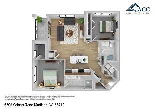 Floor plan 2X2-V