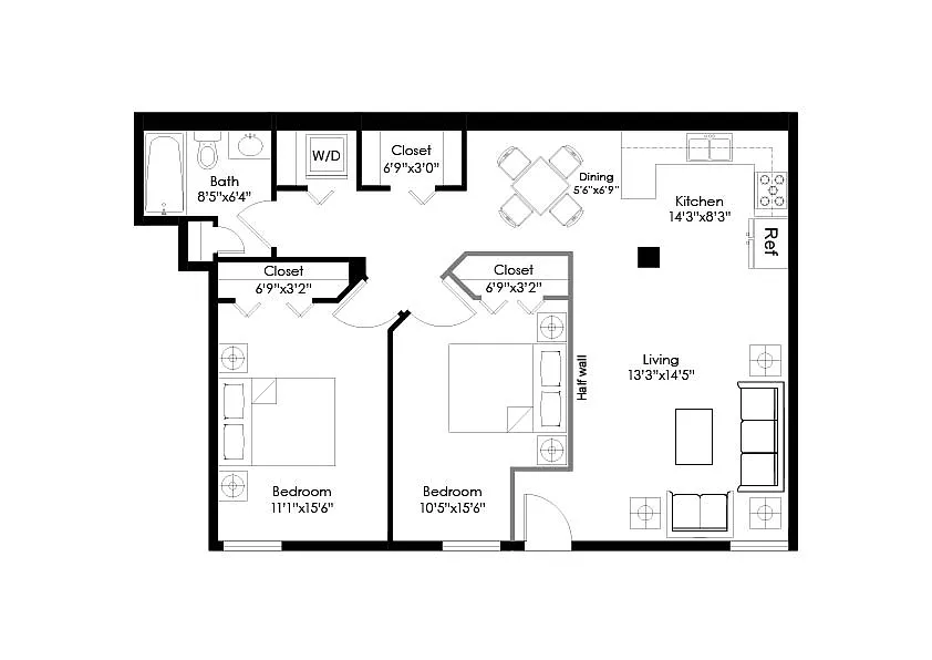 Floor plan B1