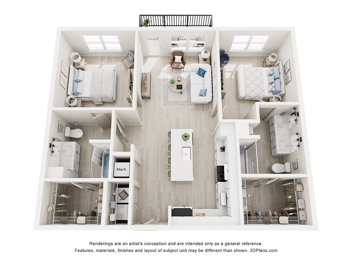 Floor plan Sirena ADA