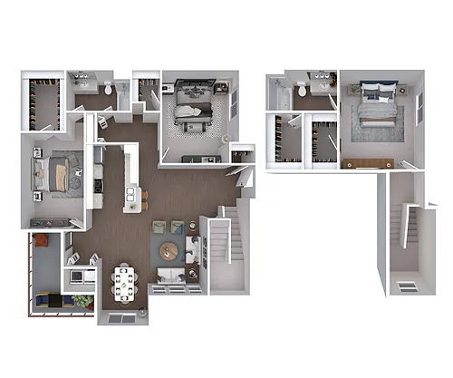 Floor plan 3x2-1595 Upgraded
