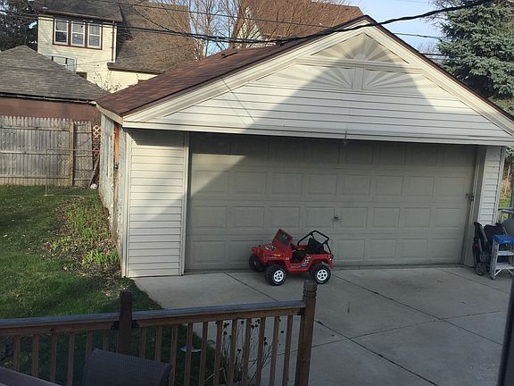 Garage w/ new shingles also