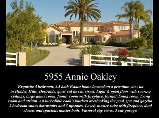 5955 Annie Oakley Rd, Hidden Hills, CA 91302