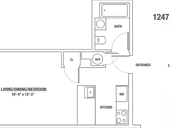 2nd image of 1247 Atlantic Ave #208