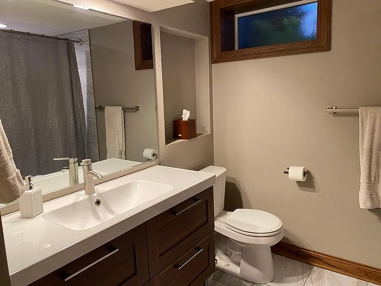 Downstairs full bath