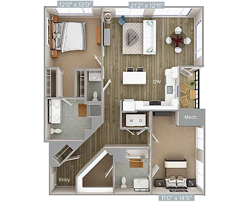 Floor plan B8-1347-A