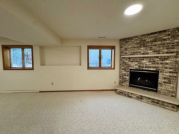Family room with fireplace