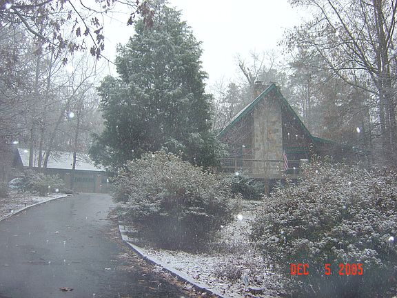 Beginnings of snow