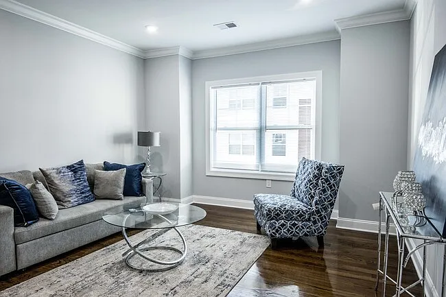 Very Spacious Living Room and plenty of natural light.